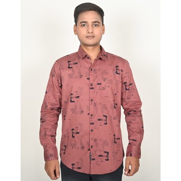 Twill Cotton Men's Regular Fit Full Sleeves Casual Shirt